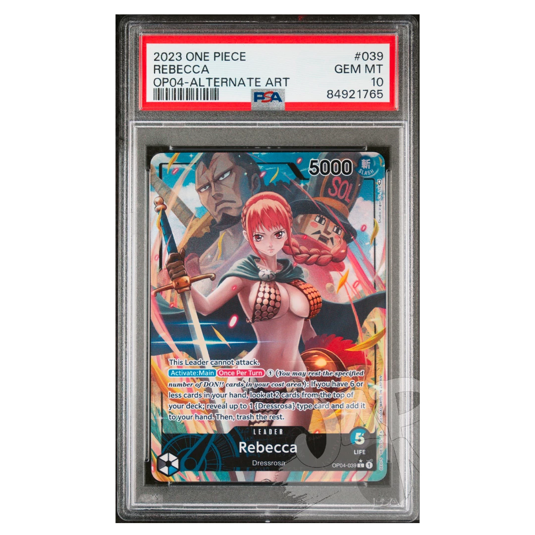 Rebecca OP04-039 Alternate Art English – PSA 10 | JapOn