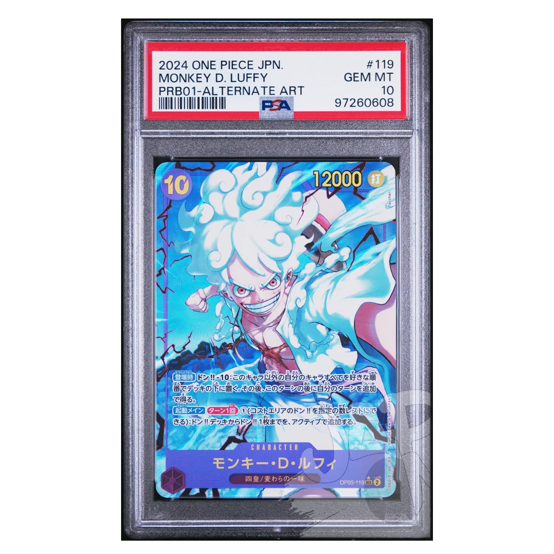 Monkey D. Luffy PRB01 SEC Alternative Art OP05-119 Japanese – PSA